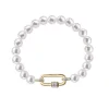 Clearance Akoya 7-7,5 mm perlearmbånd 0,37 ct Armbånd