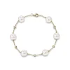 Hot Akoya perlearmbånd med diamanter 0,15 ct Armbånd