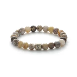 Fashion Alexander Lyngaard ColorUp Bamboo Leaf Agate armbånd Til Menn | Armbånd