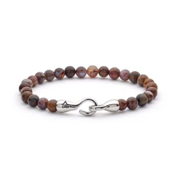 Outlet Alexander Lyngaard Pietersite with Hook Clasp 6mm Til Menn