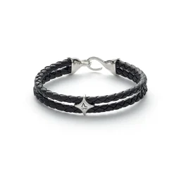 New Bolo Leather with Hook Clasp armbånd Til Menn | Armbånd