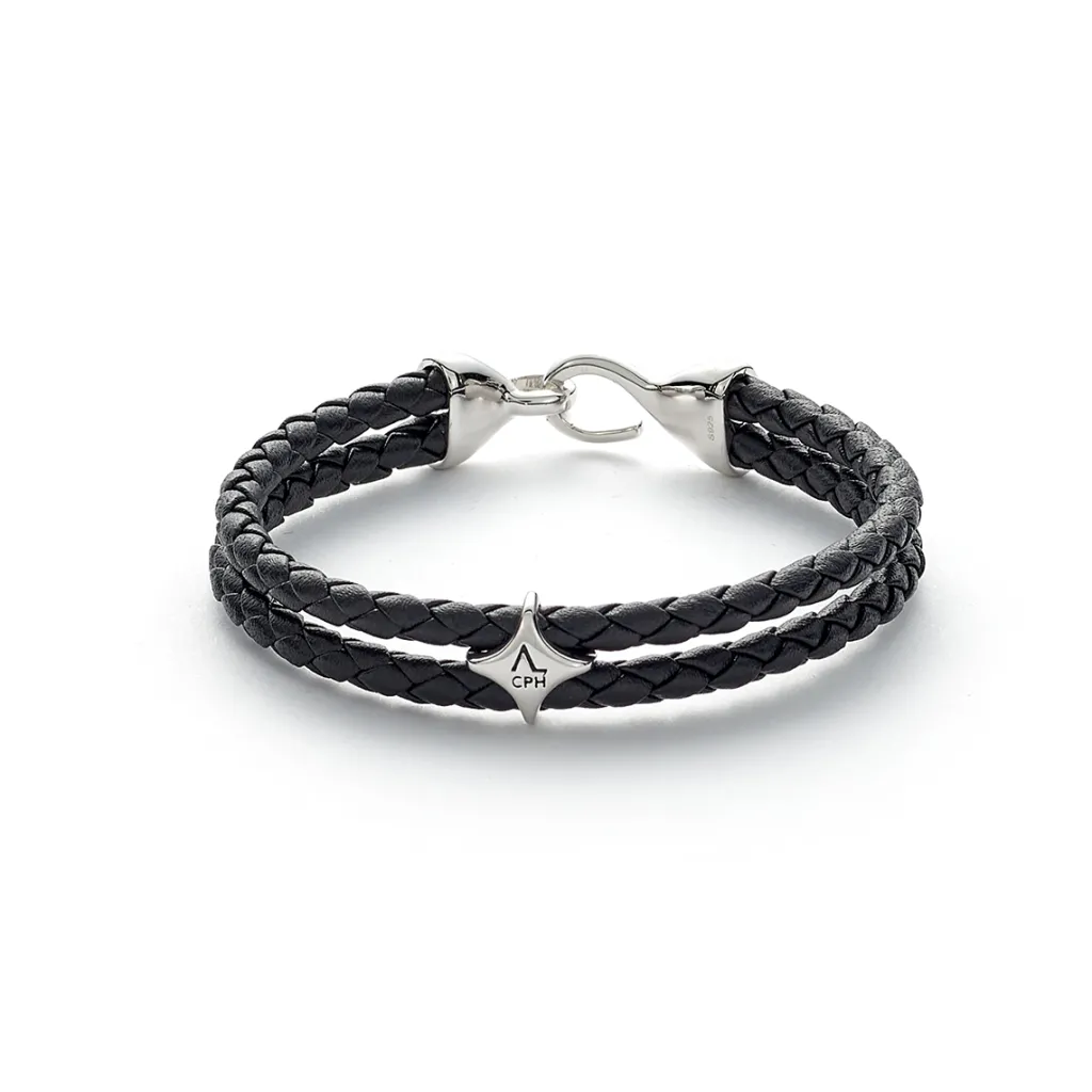 New Bolo Leather with Hook Clasp armbånd Til Menn | Armbånd