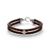Discount brun Bolo Leather armbånd Til Menn | Armbånd