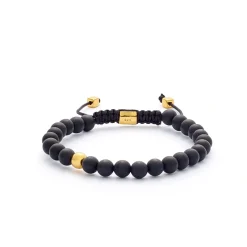 Outlet ColorUp Onyx Matte armbånd 6 mm Til Menn | Armbånd