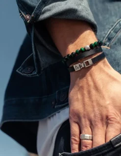 New ColorUp Green Tiger Eye 8mm armbånd Til Menn | Armbånd