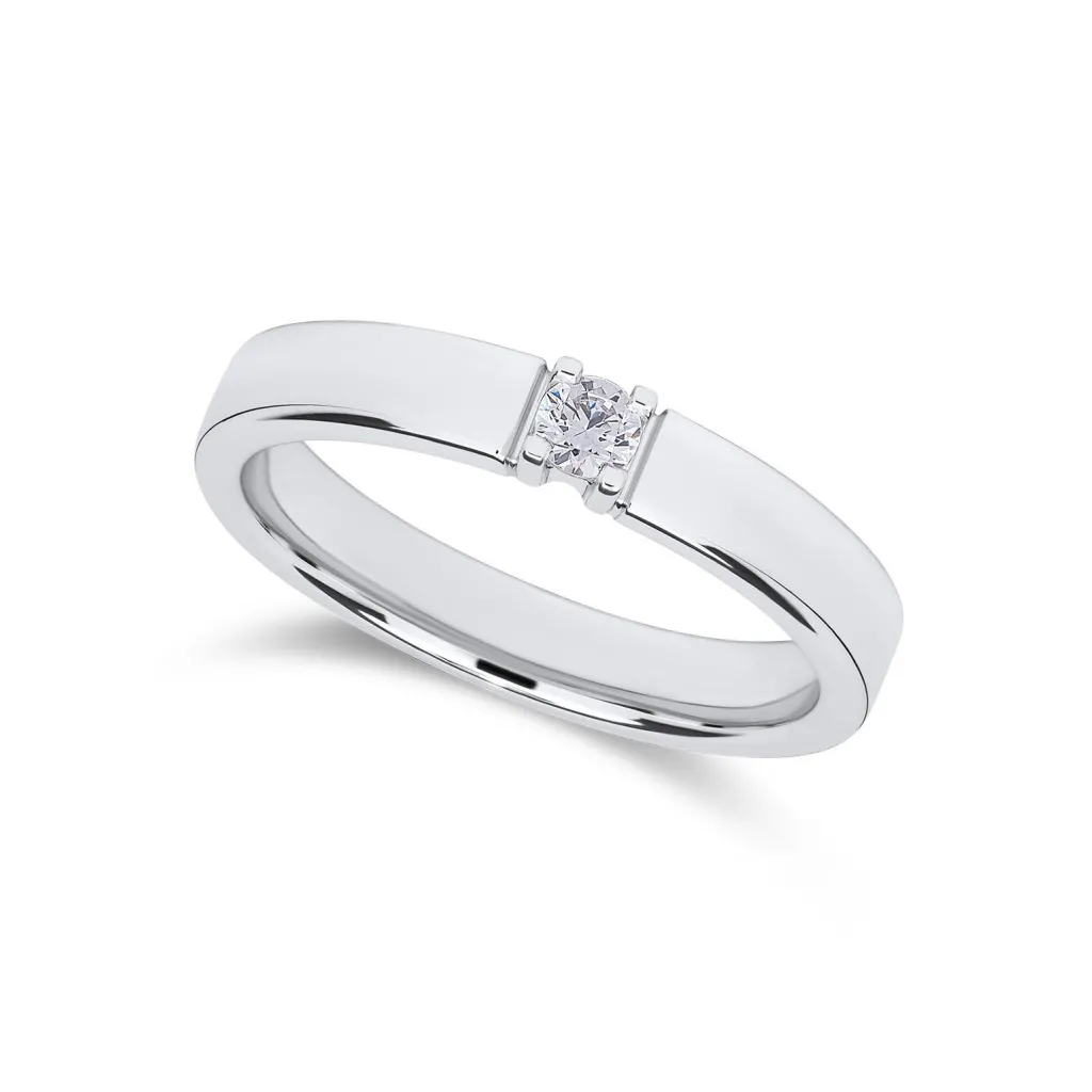 Discount Alliansering Monaco 1x0,10ct Ringer