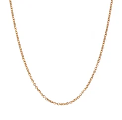 Sale Anker sølvkjede 42 cm roséforgylt 1 mm Halssmykker