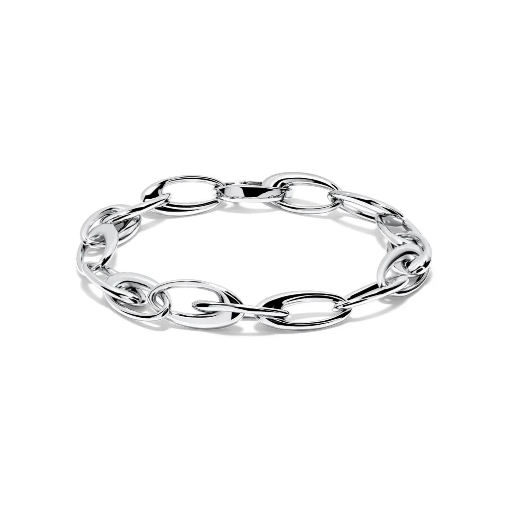 Discount Ankerarmbånd i 18 karat hvitt gull med ellipse-design Armbånd