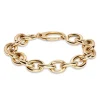 Fashion Armbånd i gult gull 19,5 cm Armbånd