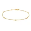 Discount Armbånd i gult gull med diamanter 0,09 ct Armbånd