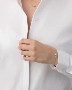 Clearance Armbånd i hvitt gull med diamanter 0,19 ct Armbånd