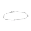 Clearance Armbånd i rhodinert sølv med cubic zirkonia 17+3 cm Armbånd