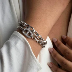 Clearance Armbånd i sølv med cubic zirkonia Armbånd