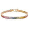 Discount Armbånd med diamanter og multicolor safirer 1,32 ct Armbånd