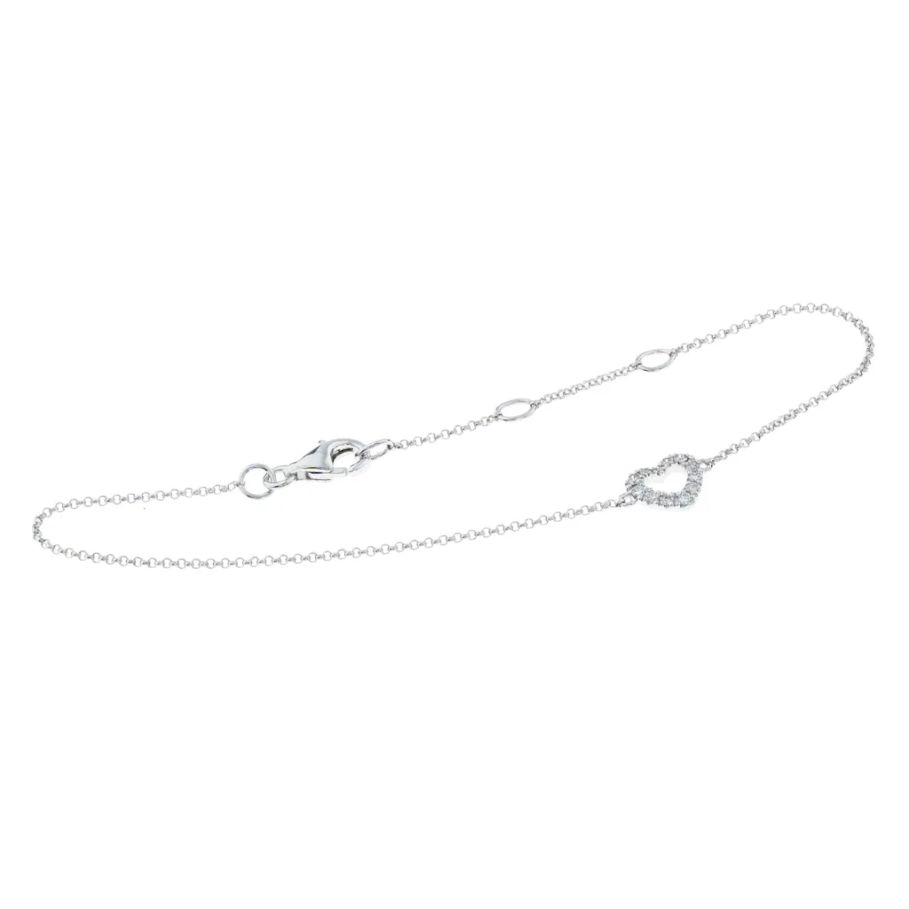 Fashion Armbånd med diamanthjerte Armbånd