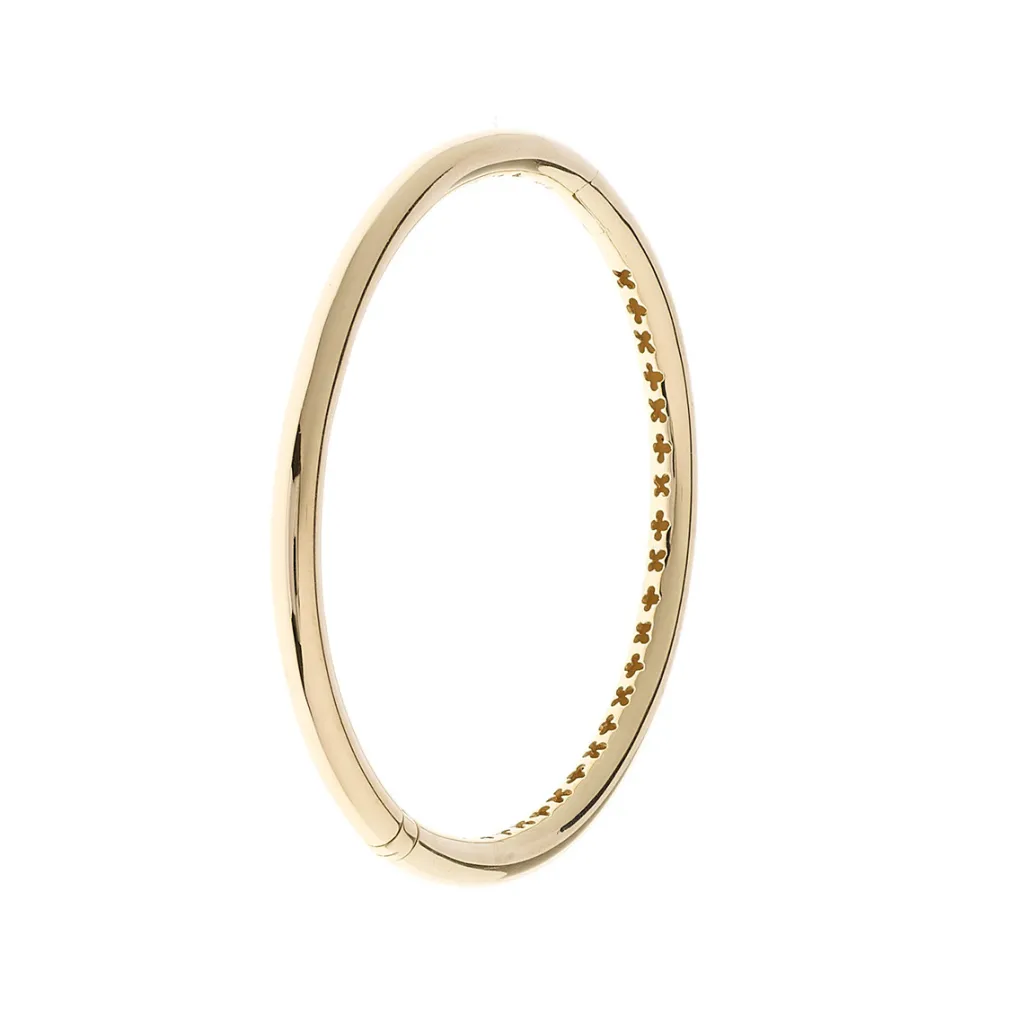 Discount Armring i gult gull Armbånd