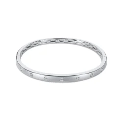 Outlet Armring i hvitt gull med diamanter 0,44 ct Armbånd