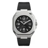 Hot BR 05 Black Steel 40 mm gummirem Til Han