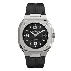 Hot BR 05 Black Steel 40 mm gummirem Til Han