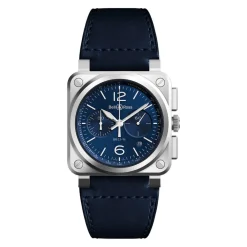 Discount BR 03-94 Blue Steel 42 mm Til Han