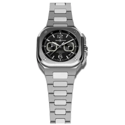 Outlet BR 05 Chrono Black Steel 42 mm Til Han