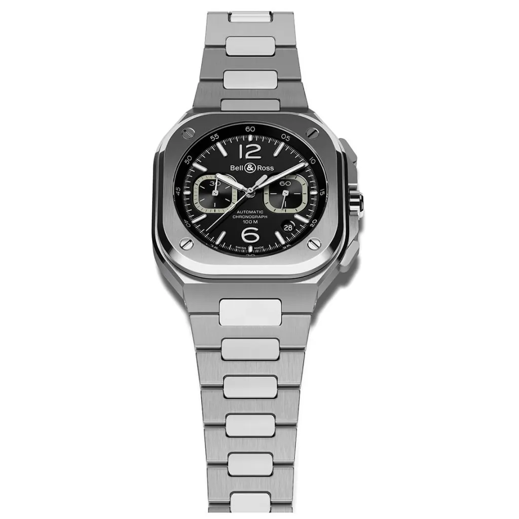 Outlet BR 05 Chrono Black Steel 42 mm Til Han