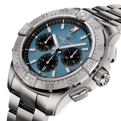 Outlet Avenger Chronograph blå skive 44 mm Dykkerklokker | Til Han
