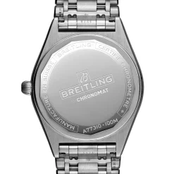 Outlet Chronomat 32 mm gull og diamantindex Til Henne