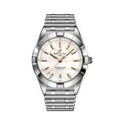 Outlet Chronomat 32 mm hvit perlemor og diamanter Klokker Med Diamanter | Til Henne