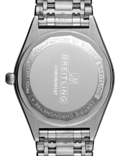 Outlet Chronomat 32 mm hvit perlemor og diamanter Klokker Med Diamanter | Til Henne