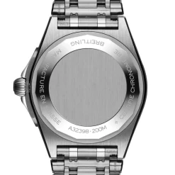 Fashion Chronomat Auto GMT rustfritt stål med hvit urskive 40 mm Til Han