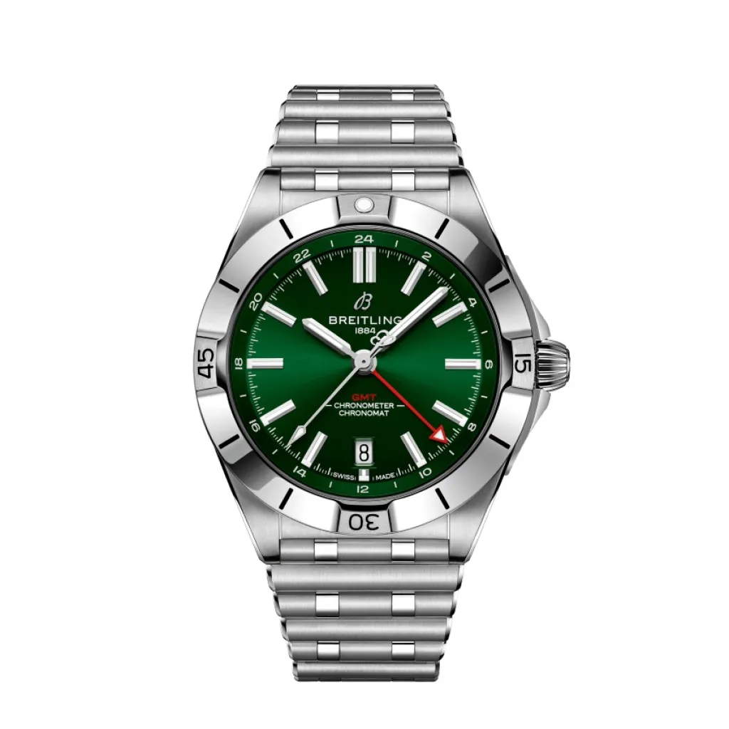 Fashion Chronomat Automatic GMT 40 mm grønn skive Til Han