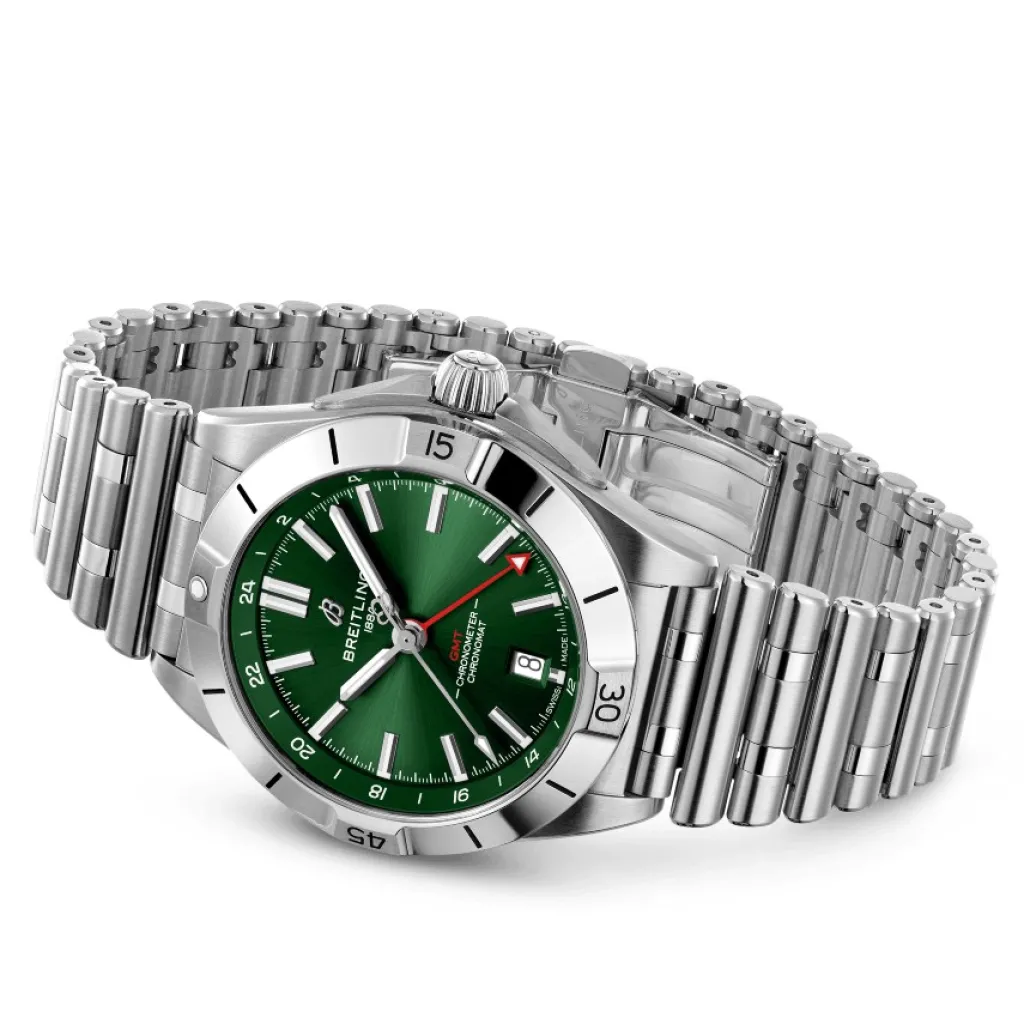 Fashion Chronomat Automatic GMT 40 mm grønn skive Til Han