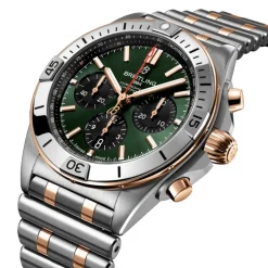 Discount Chronomat B01 Chrono rustfritt stål og rødt gull 42mm Til Han