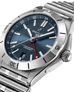 Outlet Chronomat GMT blå 40 mm Til Han