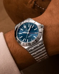 Outlet Chronomat GMT blå 40 mm Til Han