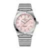 Clearance Chronomat rustfritt stål med rosa perlemor 28 mm Til Henne