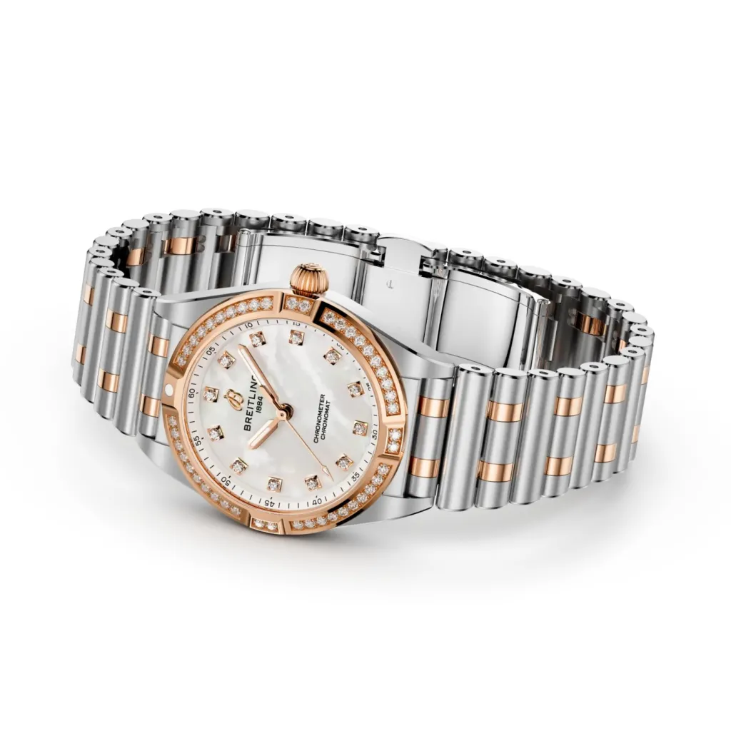 Online Chronomat rustfritt og stål og rødt gull 28 mm Til Henne