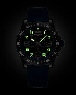 Clearance Endurance Pro blå rem 44 mm Til Han