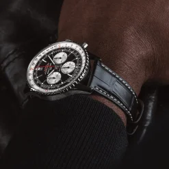 Hot Navitimer B01 Chronograf sort 46 mm Til Han