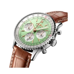 Clearance Navitimer B01 Chronograf grønn 41 mm Til Han