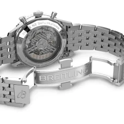Outlet Navitimer B01 Chronograph 43 mm svart skive Til Han