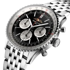 Outlet Navitimer B01 Chronograph 43 mm svart skive Til Han