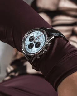 Online Navitimer B01 lys blå 43 mm Til Han