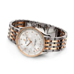 Online Navitimer perlemor og rødt gull 32 mm Two Tone Klokker | Til Henne