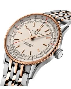 Discount Navitimer rødt gull og rustfritt stål 41 mm Til Han