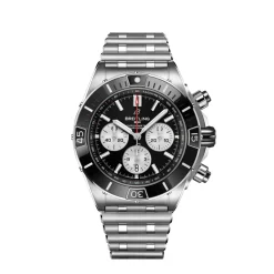 Outlet Super Chronomat B01 44 mm svart skive Til Han