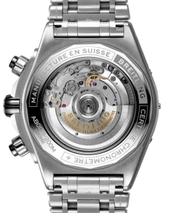 Outlet Super Chronomat B01 44 mm svart skive Til Han