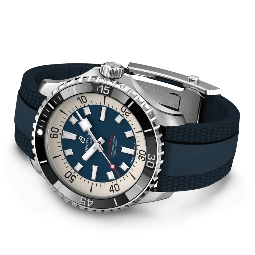 Sale SuperOcean Automatic 44 mm blå Dykkerklokker | Til Han
