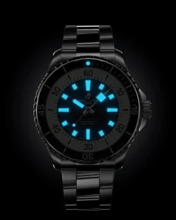 Best Superocean Automatic 44 mm blå skive Dykkerklokker | Til Han
